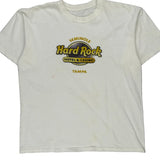 Seminole Hard Rock Hotel & Casino Tampa Hard Rock Cafe Graphic T-Shirt - Large White Cotton