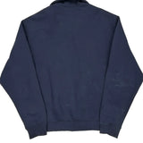 Nike Track Jacket - Large Navy Cotton Blend