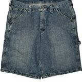 Wrangler Carpenter Shorts - 36W 10L Blue Cotton