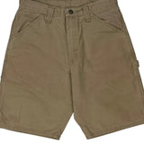 Wrangler Carpenter Shorts - 29W 10L Khaki Cotton