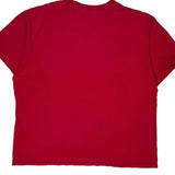 Nike T-Shirt - Large Red Cotton