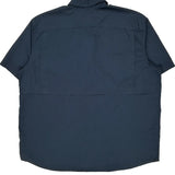 Carhartt Short Sleeve Shirt - 2XL Blue Polyester Blend