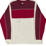 Tommy Hilfiger Long Sleeve T-Shirt - XL Cream Cotton