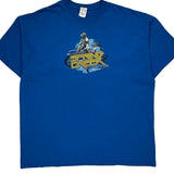 Lucas Oil Motocross Gildan Graphic T-Shirt - Medium Blue Cotton