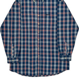 Tall Dickies Checked Flannel Shirt - XL Blue Cotton