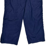 Adidas Striped Track Pants - XL Navy Polyester