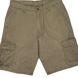 Wrangler Cargo Shorts - 36W 11L Khaki Cotton