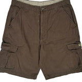 Wrangler Cargo Shorts - 35W 10L Brown Cotton
