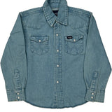 Age 5-6 Wrangler Denim Shirt - Small Blue Cotton