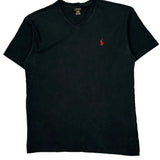 Polo By Ralph Lauren T-Shirt - Medium Black Cotton