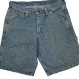 Lee Carpenter Shorts - 32W 10L Light Wash Denim