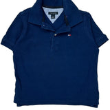 Age 3 Tommy Hilfiger Polo Shirt - 2XS Blue Cotton