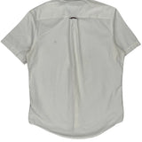 Tommy Hilfiger Short Sleeve Shirt - Medium White Cotton