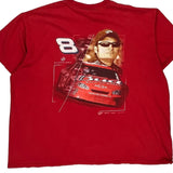 Dale Earnhardt Jr. Budweiser Winners Circle Nascar T-Shirt - 2XL Red Cotton