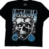 Made In USA Sad Boyz Junior H X Graphic T-Shirt - XL Black Cotton