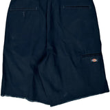 Dickies Shorts - 32W 9L Navy Cotton Blend