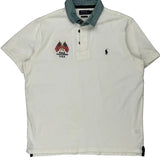 Polo By Ralph Lauren Slim Fit Polo Shirt - XL White Cotton