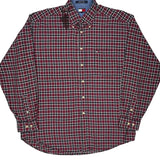Tommy Hilfiger Checked Shirt - Large Blue Cotton