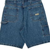 Wrangler Cargo Denim Shorts - 34W 10L Blue Cotton