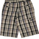 Regular Fit Dickies Checked Shorts - 34W 13L Beige Cotton