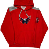 Washington Capitals Majestic Nhl Hoodie - Medium Gray Cotton