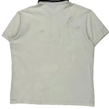 Armani Exchange Polo Shirt - Large White Cotton