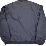 Vintage Unbranded Reversible Bomber Jacket - XL Navy Nylon
