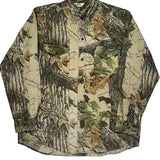 Red Head Camo Shirt - XL Khaki Cotton