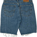 505 Levis Denim Shorts - 32W 9L Blue Denim