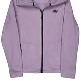 New Balance Fleece Jacket - Small Purple Polyester