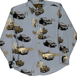 Outdoor Life Shirt - Medium Black Cotton