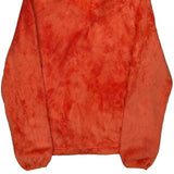 The North Face Fleece Jacket - Small Orange Polyester