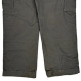 Dickies Cargo Trousers - 36W 30L Grey Cotton Blend