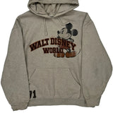 Disney Graphic Hoodie - XL Gray Cotton Blend