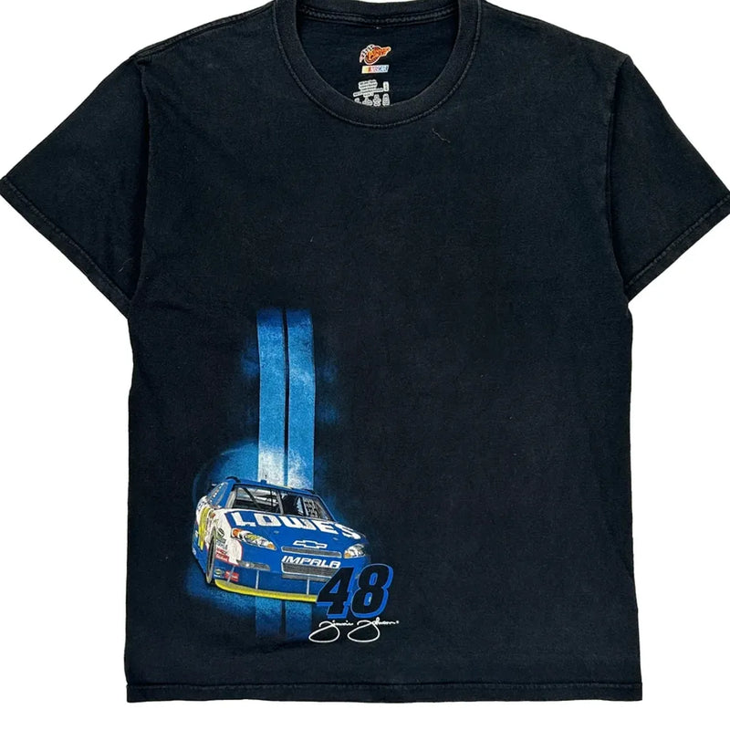Lowe'S Racing Winners Circle Nascar T-Shirt - Large Black Cotton