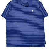 Polo By Ralph Lauren Striped Polo Shirt - 2XL Blue Cotton