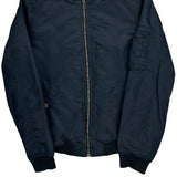H&M Bomber Jacket - Small Navy Polyester