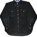 Tommy Hilfiger Cord Shirt - XL Black Cotton