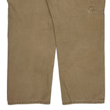 Wrangler Double Knee Carpenter Trousers - 37W 30L Beige Cotton