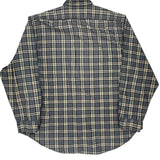 Ralph Lauren Checked Flannel Shirt - XL Beige Cotton