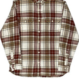 Levis Checked Flannel Shirt - Medium Multicoloured Cotton