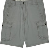 Levis Cargo Shorts - 34W 10L Grey Cotton