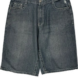 Lions Crest Denim Shorts - 36W 12L Grey Cotton Blend