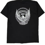 2001 Bike Week All Sport Single Stitch T-Shirt - XL Black Cotton
