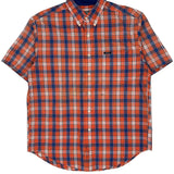 Chaps Ralph Lauren Checked Short Sleeve Shirt - Large Multicoloured Cotton Blend