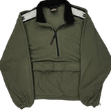 An American Legend Harley Davidson 1/4 Zip - Large Green Polyester