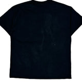 Liquid Blue Graphic T-Shirt - Large Black Cotton