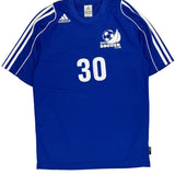 Bay Soccer Club Adidas Football Jersey - Small Blue Polyester