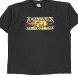 Lowe'S 50 Years Of Firsts Chase Authentics Nascar T-Shirt - 2XL Black Cotton