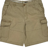 Timberland Cargo Shorts - 36W 10L Beige Cotton